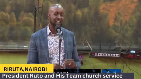 Listen To What Kasarani Mp Ronald Karauri Told President Ruto In Church