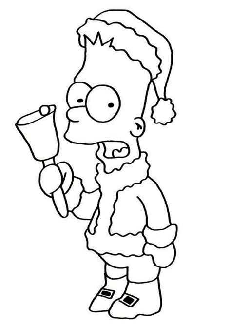 Cool Bart Simpson Coloring Page Free Printable Coloring Pages For Kids