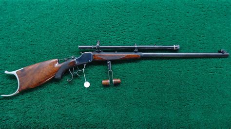 6470 Rare Pope Barreled Winchester Model 1885 High Wall