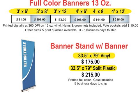 Banners Large Format Digital Printing