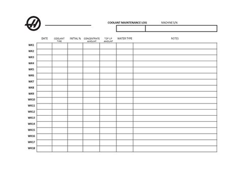 ★ punch in and out, or enter your hours manually. 40+ Equipment Maintenance Log Templates - TemplateArchive