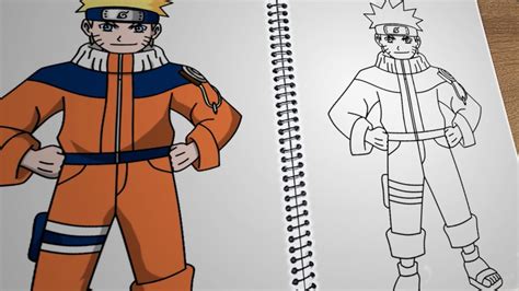 How To Draw Naruto Full Body Step By Step Easy