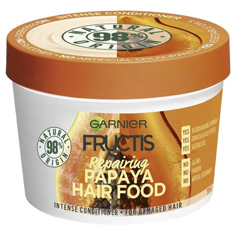 A dietitian recommends the best foods to add to your shopping list for healthy, happy hair. Fructis Papaya Hair Food | Damaged Hair Treatment ...