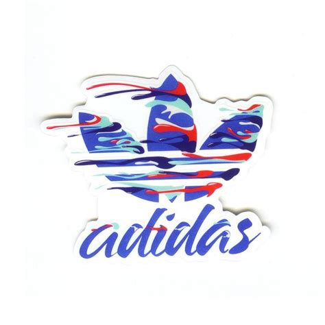 1514 Adidas Originals Logo Melting Width 7 Cm Decal Sticker