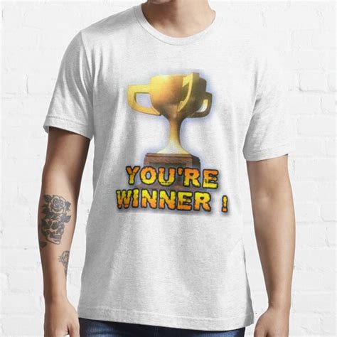 YOU RE WINNER T Shirt For Sale By MarlboroMike Redbubble Video Games T Shirts Games T