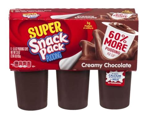 Buy Snack Pack Super Pudding Chocolate 6 Each Online Mercato