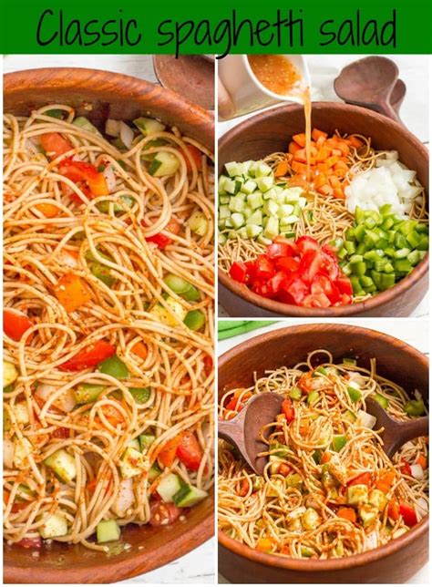 So, i talk a lot about balance because i believe it's the key to making a delicious, irresistible dish. Classic spaghetti salad - Family Food on the Table