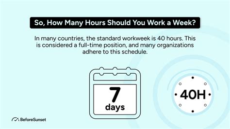 How Many Hours In A Week Should You Work