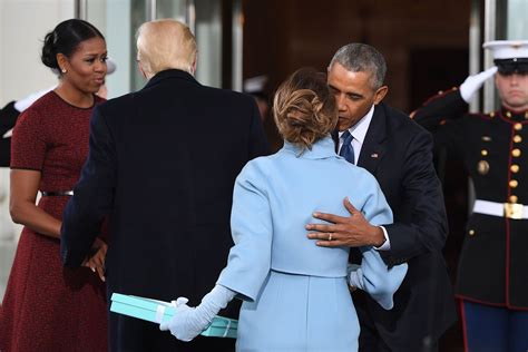 Presidential Inauguration Obamas Welcome Trumps To The White House