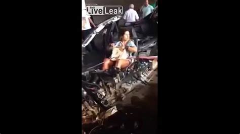 Brazil Car Crash Woman Makeup