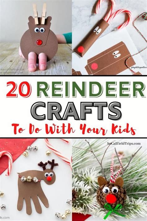 20 Easy Reindeer Crafts For Kids Video Reindeer Crafts Preschool