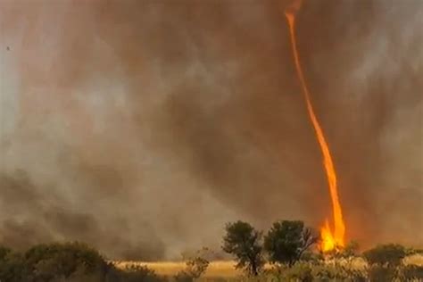 Watch This Video of a Terrifying Fire Tornado