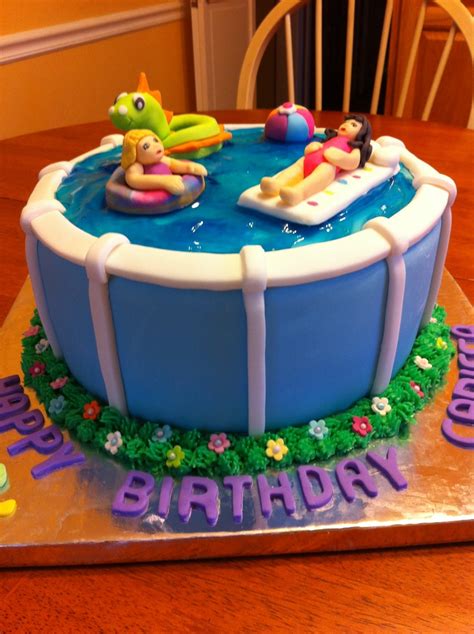 Pool Party Cakes