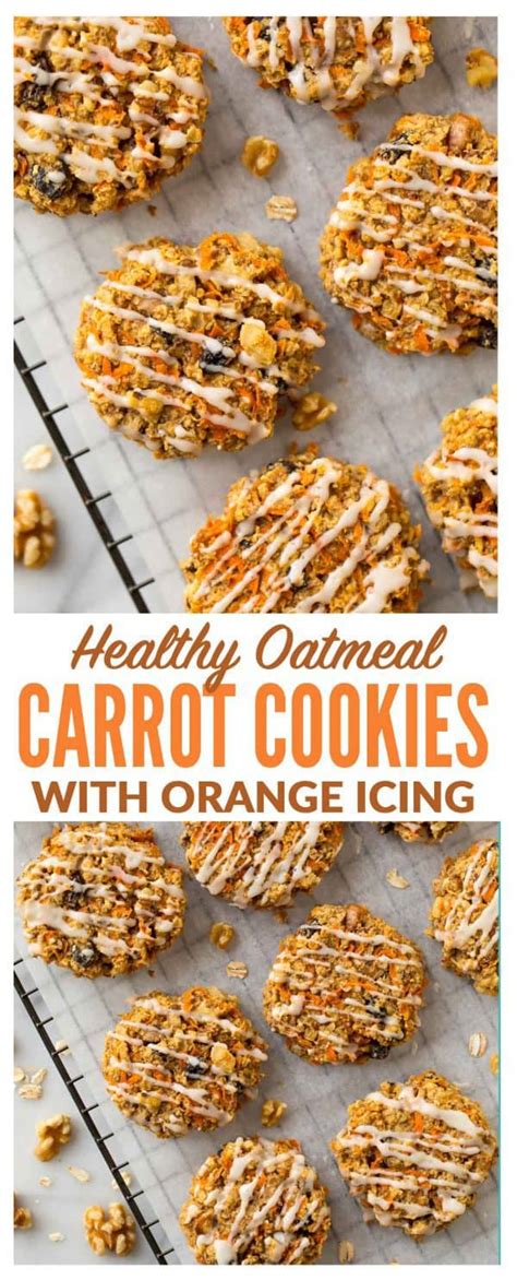 Whisk together the lemon juice, cinnamon, egg whites and orange zest in the bowl of a stand mixer. Carrot Cookies with Orange Icing | Simple and Healthy