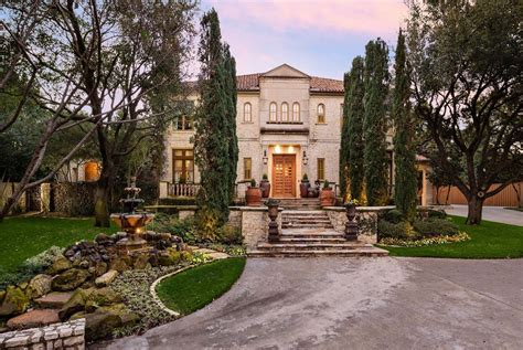 Authentic Italian Villa Texas Luxury Homes Mansions For Sale