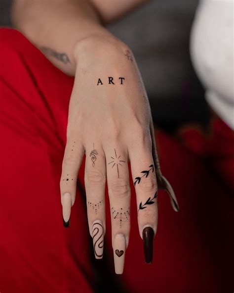 54 Great Finger Tattoo Ideas You Will Instantly Love Hairstyle