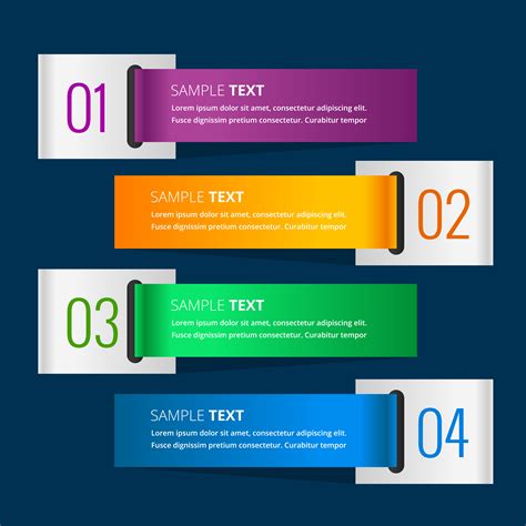 Colorful Infographic Banners Download Free Vector Art Stock Graphics