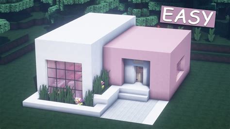 Building A Gorgeous Pink House In Minecraft With Two Floors For Two🌸