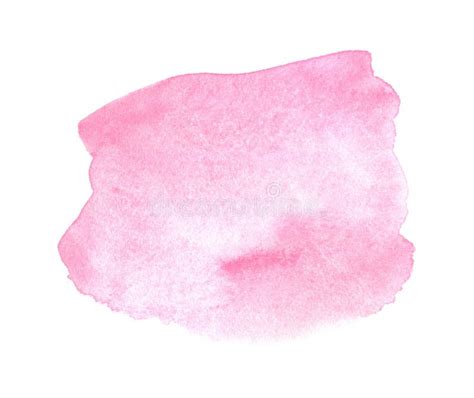 Abstract Pastel Pink Watercolor Background Hand Drawn Watercolor Spot