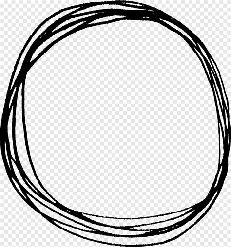 White Circle Doodle Png