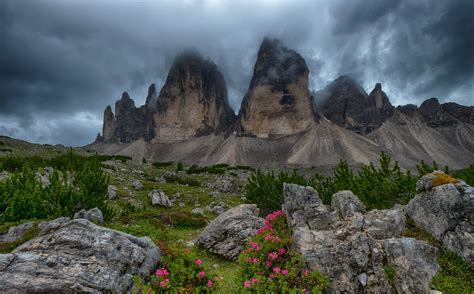 Nature Tre Cime Di Lavaredo Hd Wallpaper