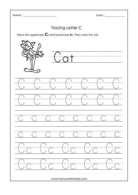 42 Educative Letter Tracing Worksheets Kitty Baby Love Dot To Dot