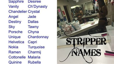 100 Stripper Names Stripper Identity Stripper Diaries Youtube