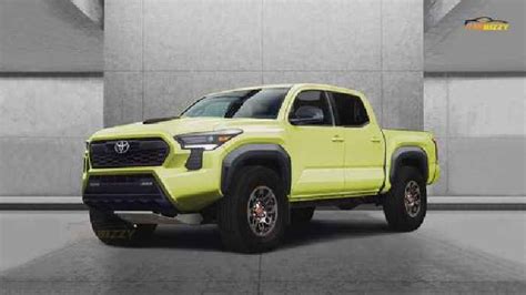 2024 Toyota Tacoma Rendered In Many Exterior Colors One News Page