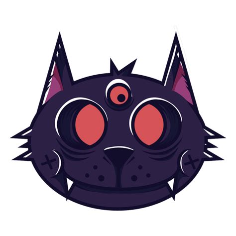 Black Cat Head Icon Cartoon Transparent Png And Svg Vector File