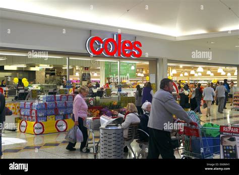 Australian Supermarket Chain Coles Branch In Warriewood Sydneynew