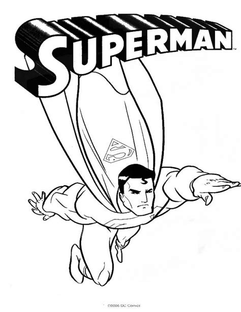 Get This Printable Superman Coloring Pages 14693