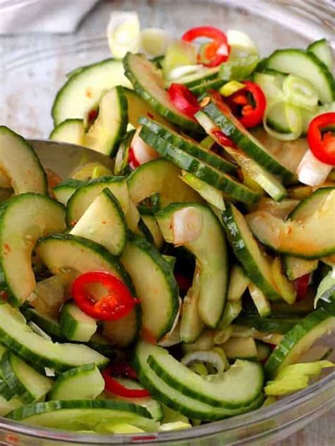 Spicy Indonesian Cucumber Salad Vegan With Gusto