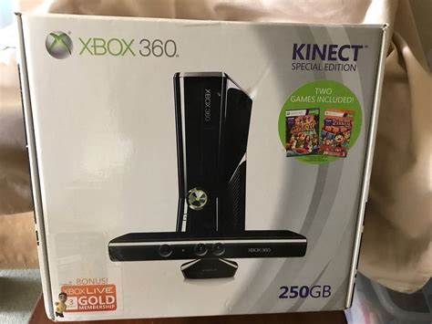 Microsoft Xbox 360 Kinect Holiday Bundle 250gb With 6 Games All Brand