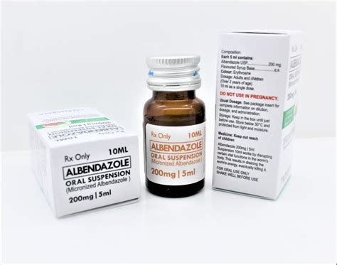 Albendazole Oral Suspension 200mg5ml Manufacturers In India