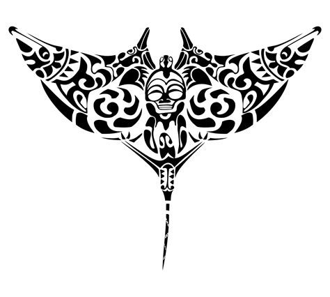 Maori Manta Hawaiian Tattoo Polynesian Tattoo Tattoos