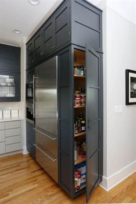 Bear in mind that fitting instructions may vary depending on the design, so be sure to always check the manufacturer's instructions if necessary, cut the side panel to fit around the skirting board. 32 Kitchen Cabinets Around Refrigerator for more Storage Space
