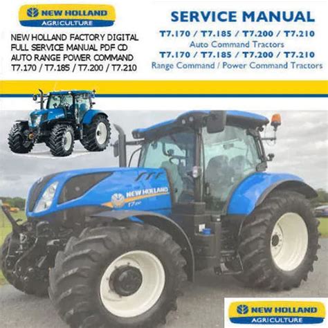 New Holland Tractor Service Manual Pdf Cd Series T7 Auto Power Range