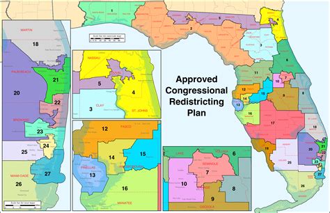 Floridas Congressional Districts Wikipedia Florida State Representatives Map Printable Maps