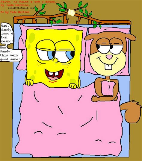 Spandy In The Bed By Iedasb Spongebob Wallpaper Cartoon Ships The