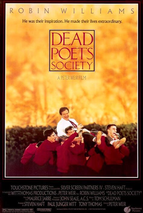 Dead Poets Society Movie Poster 27x40 Inches Robin Williams Carpe Diem