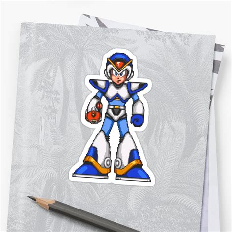 Mega Man Stickers By Eversity Redbubble