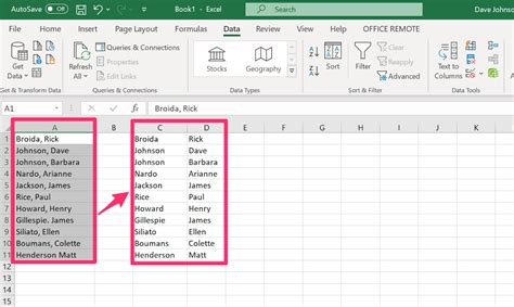 Excel Text To Columns How To Split Data Into Multiple Columns