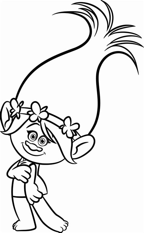 Trolls Poppy Coloring Page Best Of Trolls Movie Coloring Pages Best