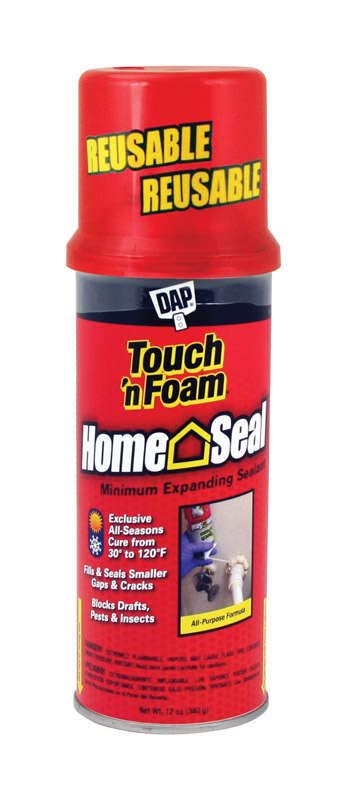 Touch N Foam Home Sealant Cream Polyurethane Foam Expanding Sealant 12