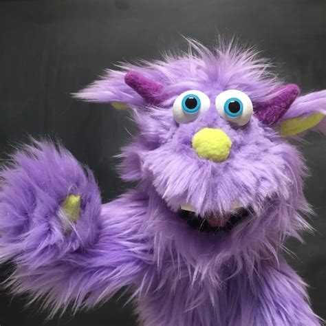 Purple Monster Puppet By Puppetpieshop On Etsy