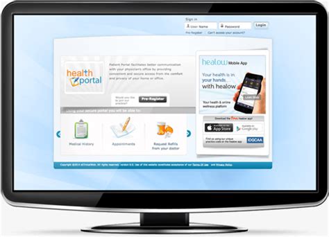 Portal Png Eclinicalworks Patient Portal Brochure Png Download