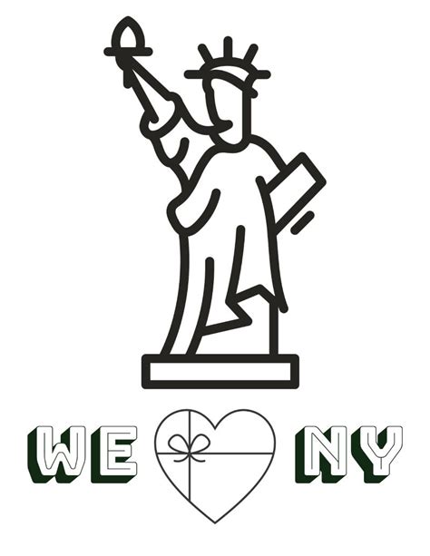 Free Printable We Love New York Coloring Page - Mama Likes This