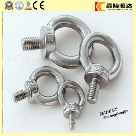 Drop Forged Stainless Steel Lifting DIN 580 Eye Bolt China Eye Bolt