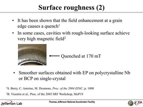 Ppt Introduction Talk On Srf Issues About Materials And Surfaces