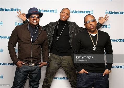 Ricky Bell Ronnie Devoe And Michael Bivins Of New Edition Sit Down